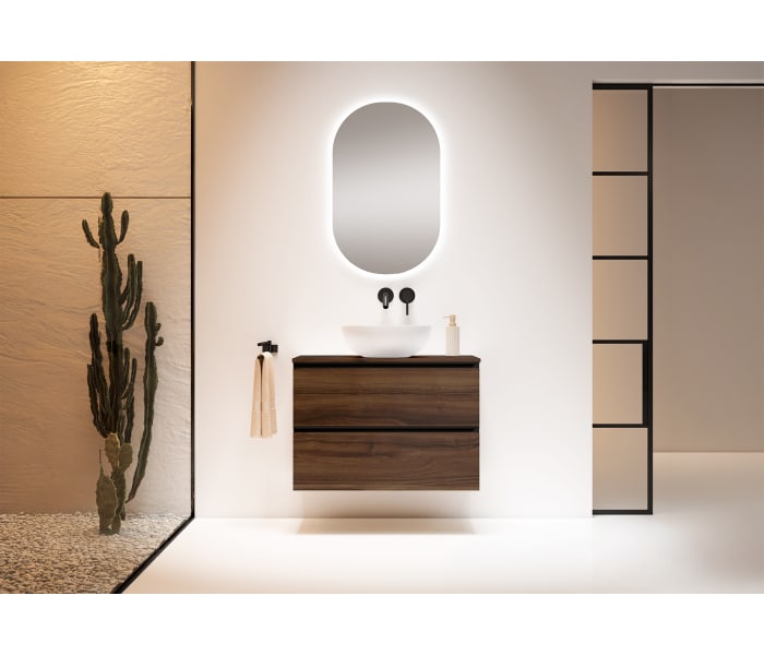 Mueble de baño con encimera de MDF Hidrófuga de madera Visobath Granada Principal 0