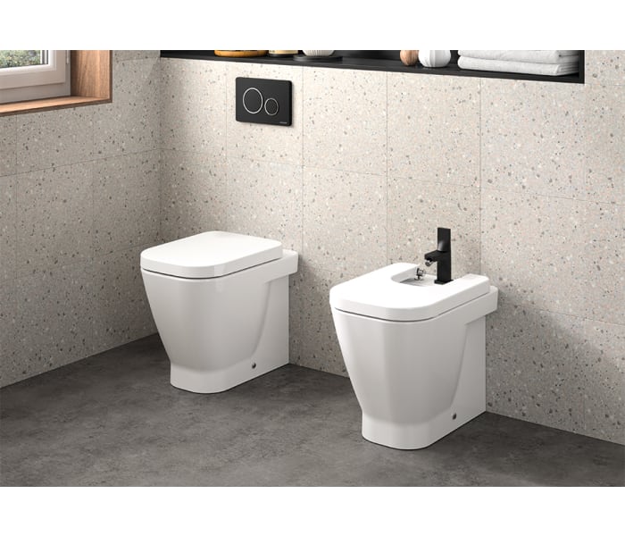Pack Inodoro + Cisterna empotrada Unisan Sanindusa Look Ambiente 12