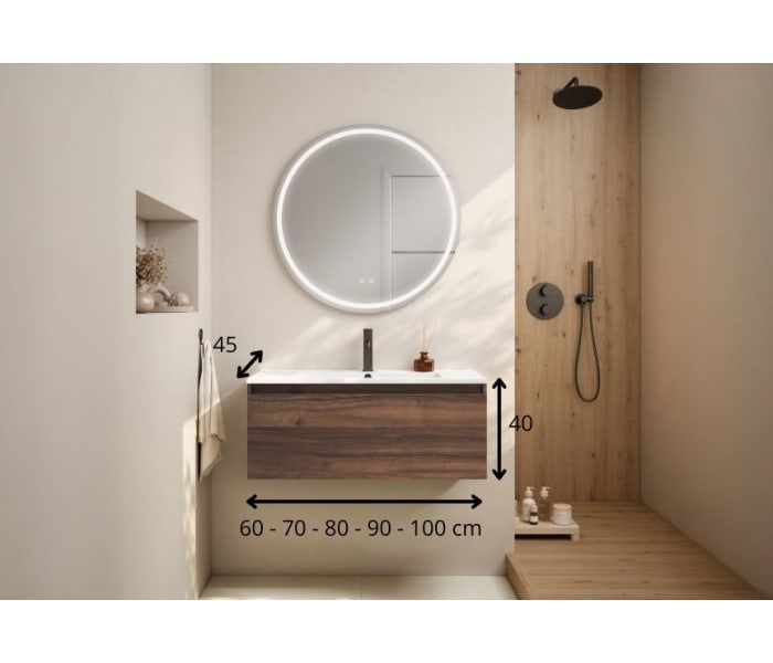 Conjunto mueble de baño Viso Box Croquis 15