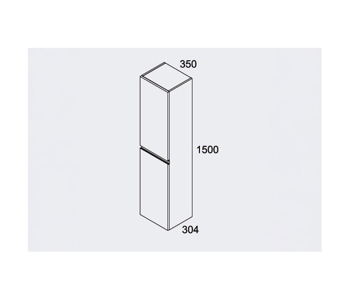 Columna de baño Bruntec Roma Croquis 4
