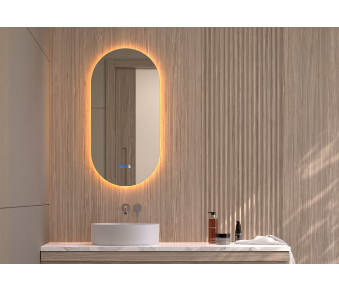 Espejo de baño con luz LED Bruntec Denia Principal 4