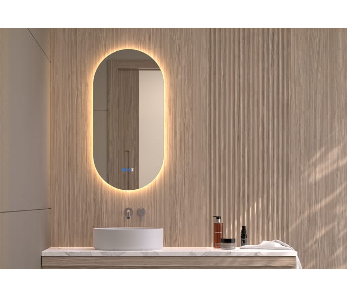 Espejo de baño con luz LED Bruntec Denia Principal 5