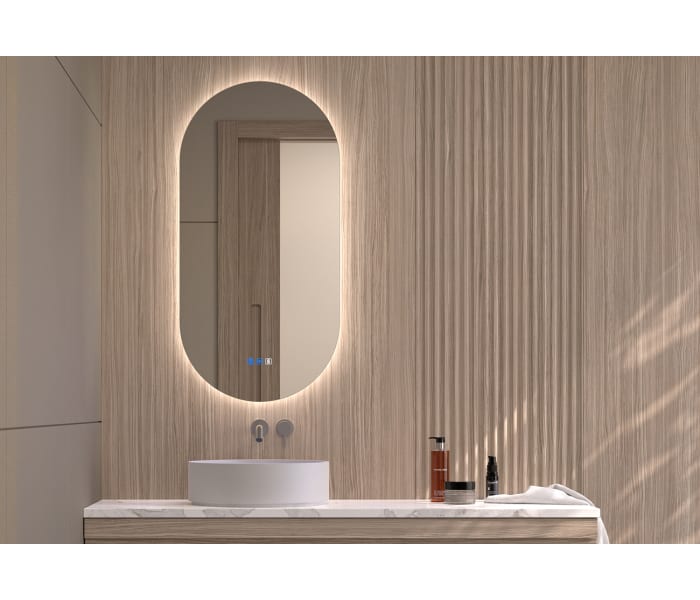 Espejo de baño con luz LED Bruntec Denia Principal 3