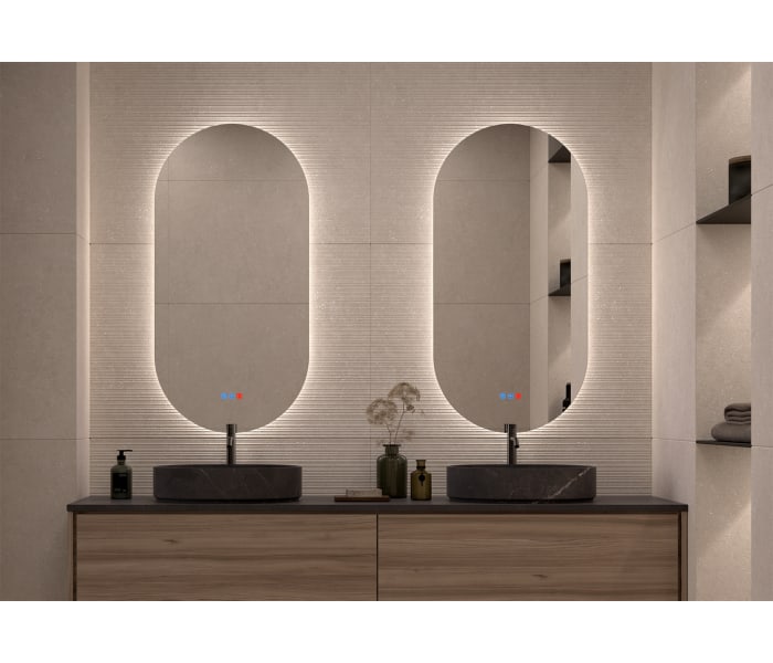 Espejo de baño con luz LED Bruntec Denia Principal 7