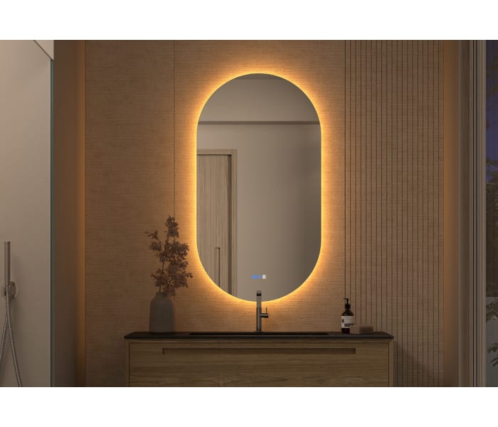 Espejo de baño con luz LED Bruntec Denia Principal 2