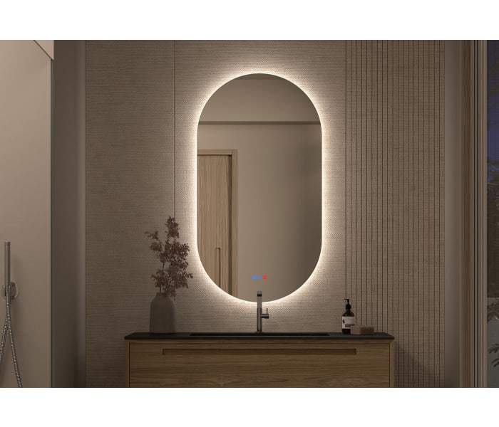 Espejo de baño con luz LED Bruntec Denia Principal 1