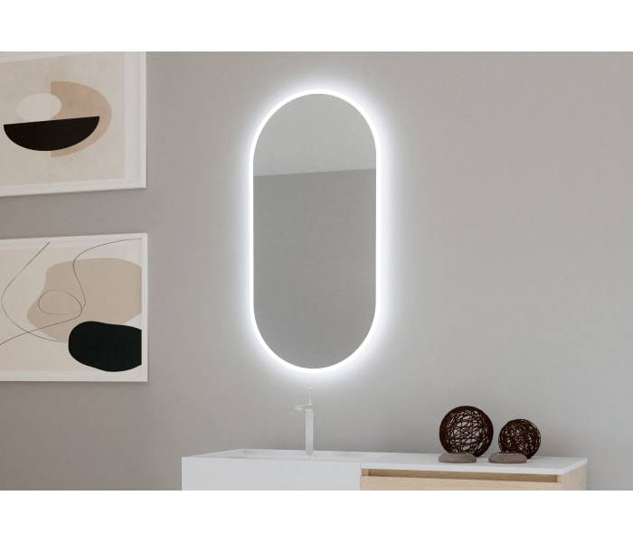 Espejo de baño con luz LED Bruntec Denia Principal 0