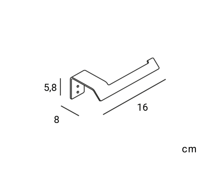 Portarrollo de baño Manillons Torrent Slim Croquis 6