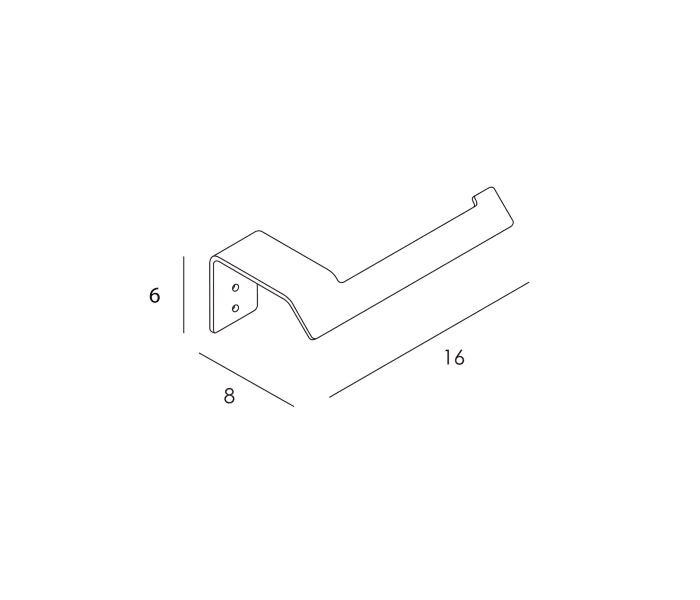 Portarrollo de baño Manillons Torrent Slim Croquis 6