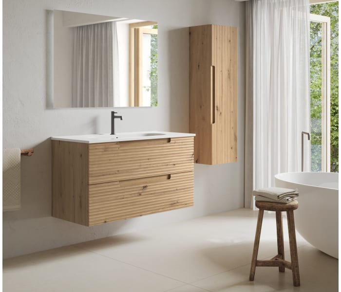 Conjunto mueble de baño de Visobath Kyoto japandi Ambiente 5