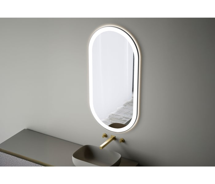 Espejo de baño con luz LED de Bruntec Zenit Detalle 1