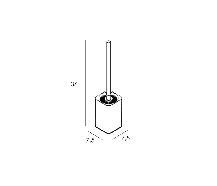 Escobillero de baño Manillons Torrent Slim Croquis 6