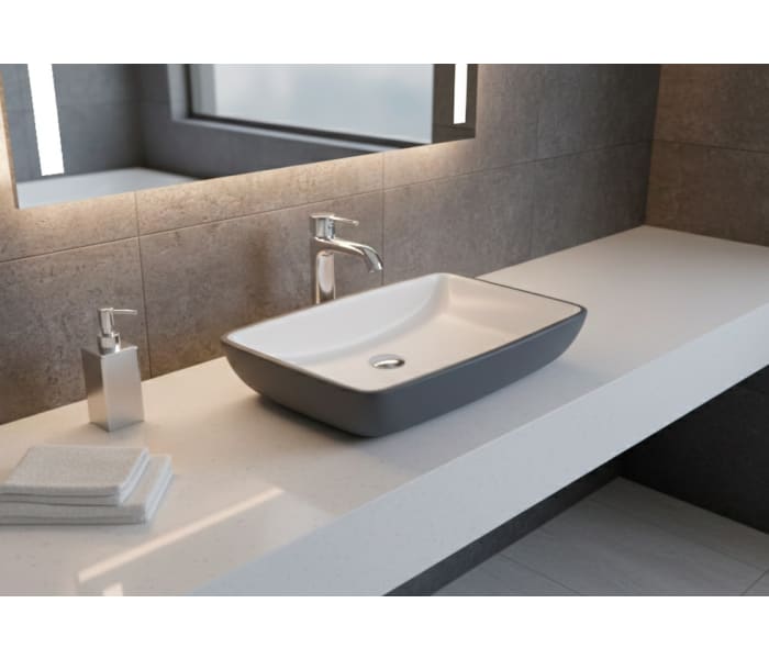 Lavabo sobre encimera Bruntec Boston mate Principal 0