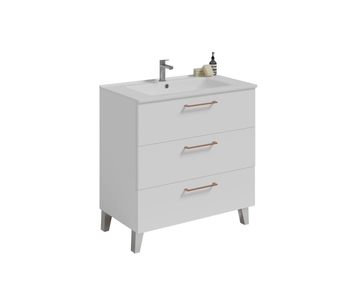 ▷ Mueble de Baño Neos 60 cm. 3 Cajones, Fondo 40 cm., ENVÍO GRATIS