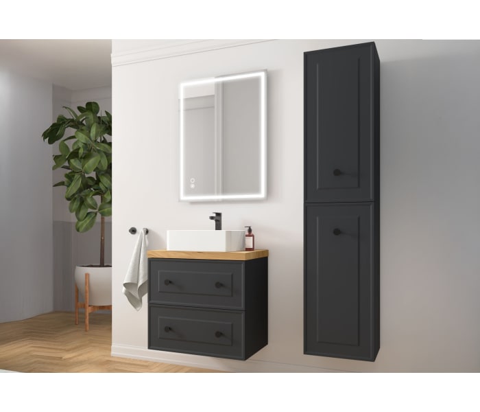 Mueble de baño con encimera de madera Salgar Renoir Principal 0