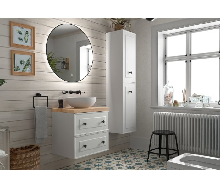 Mueble de baño con encimera de madera Salgar Renoir Principal 6