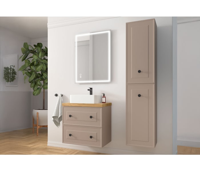 Mueble de baño con encimera de madera Salgar Renoir Principal 4