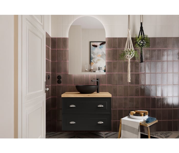 Mueble de baño con encimera de madera Salgar Renoir Principal 5