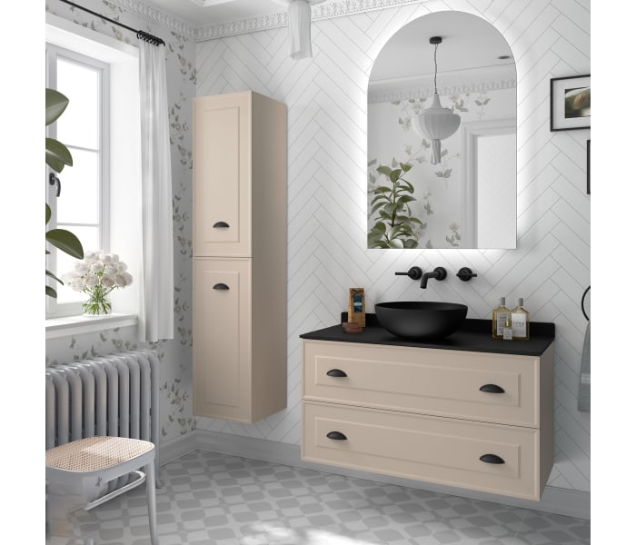 Mueble de baño con encimera de madera Salgar Renoir Principal 4