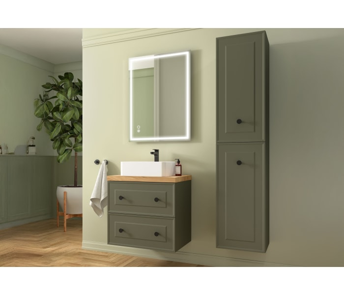 Mueble de baño con encimera de madera Salgar Renoir Principal 3