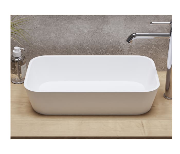 Lavabo sobre encimera Art and Bath fondo reducido Biel Solid Principal 0