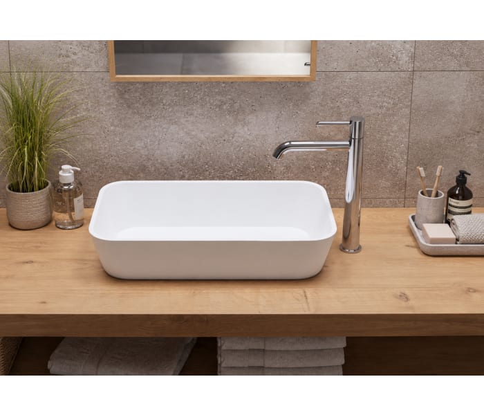 Lavabo sobre encimera Art and Bath fondo reducido Biel Solid Principal 0