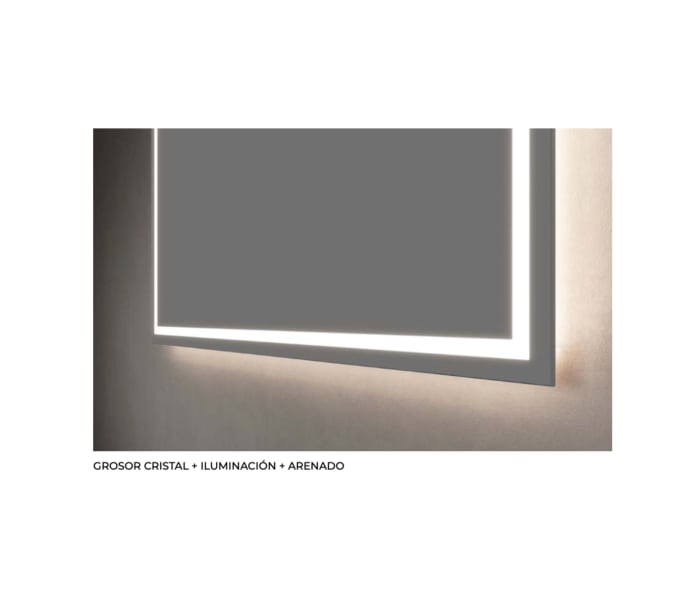 Espejo de baño con lud LED Ledimex Francia Detalle 6