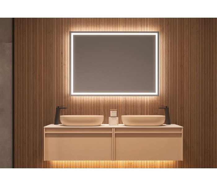 Espejo de baño con lud LED Ledimex Francia Principal 0
