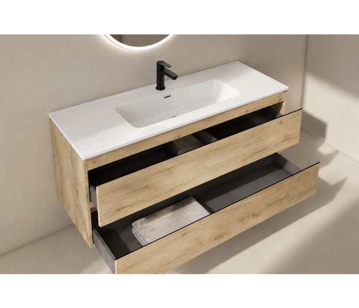 Conjunto mueble de baño moderno Bruntec Roma Detalle 12