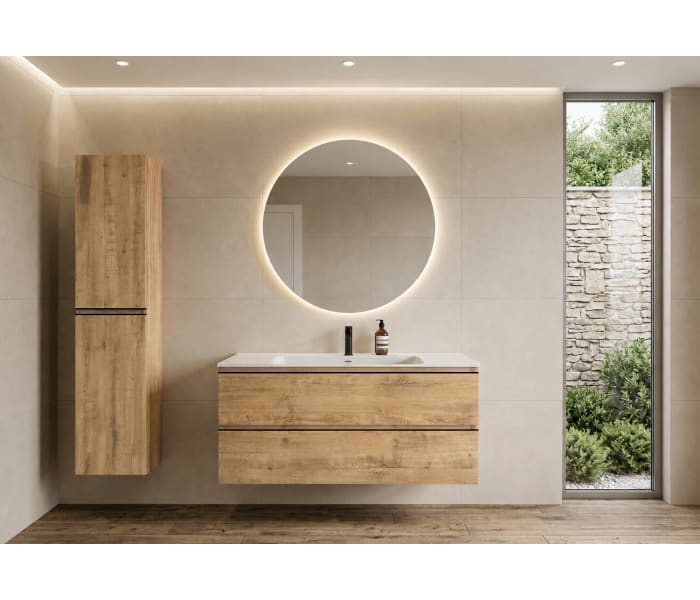 Conjunto mueble de baño moderno Bruntec Roma Principal 0
