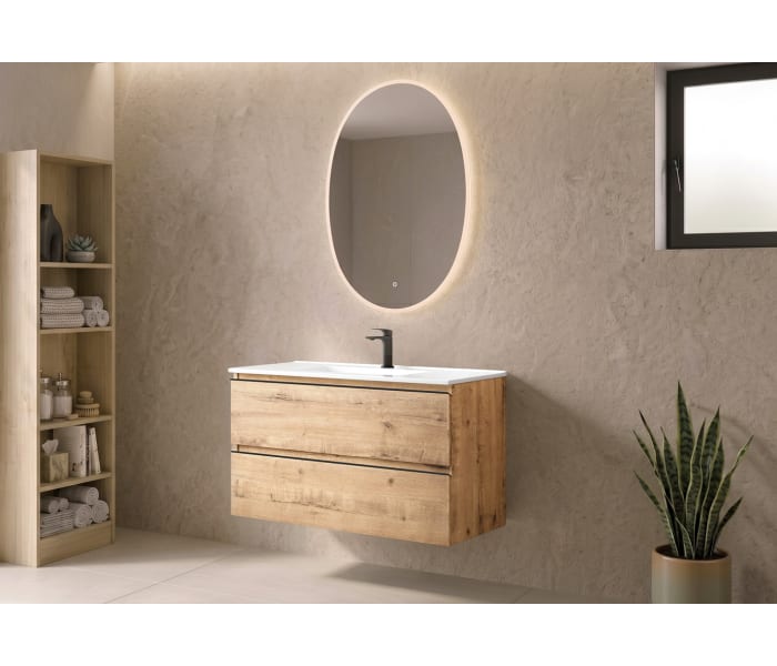 Conjunto mueble de baño moderno Bruntec Roma Principal 1