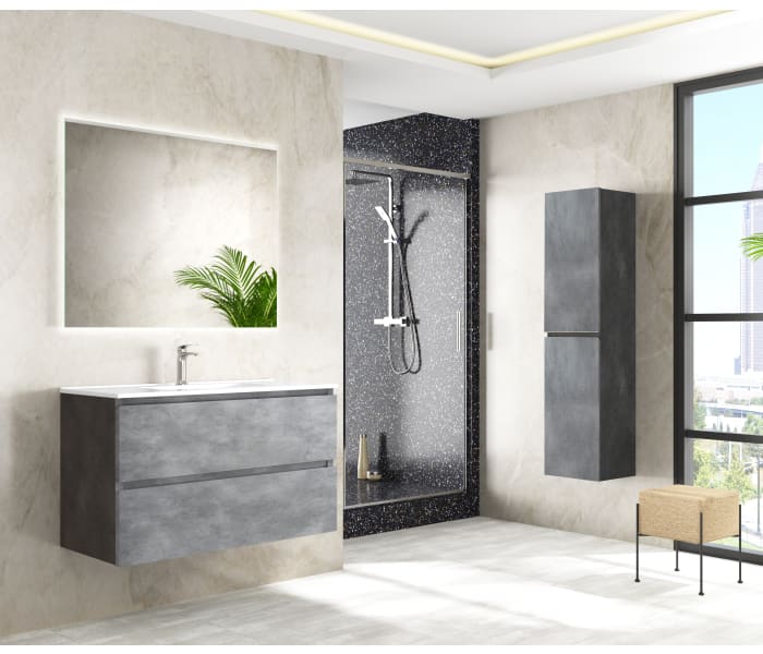 Conjunto mueble de baño moderno Bruntec Roma Principal 5
