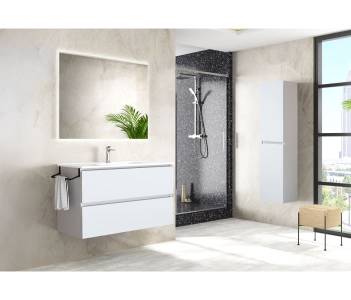 Conjunto mueble de baño moderno Bruntec Roma Principal 1