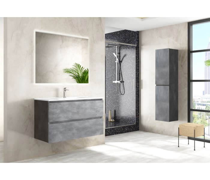 Conjunto mueble de baño moderno Bruntec Roma Principal 6