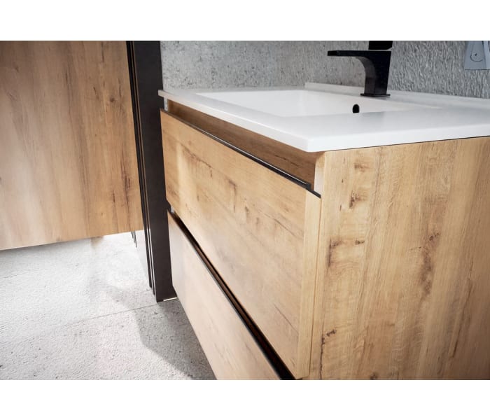 Conjunto mueble de baño moderno Bruntec Roma Detalle 10