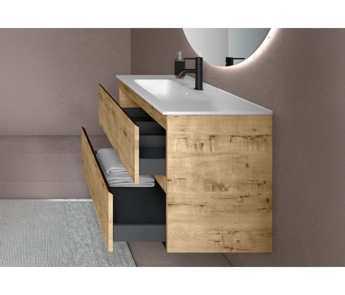 Conjunto mueble de baño moderno Bruntec Roma Detalle 11
