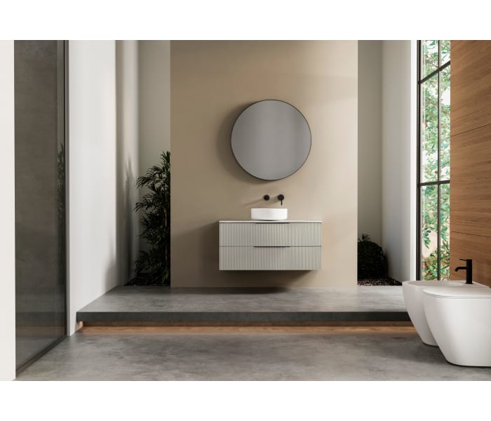 Muebles de baño con encimera de solid surface Bruntec Soho Ambiente 8