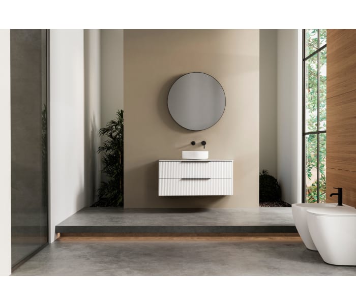 Muebles de baño con encimera de solid surface Bruntec Soho Ambiente 7