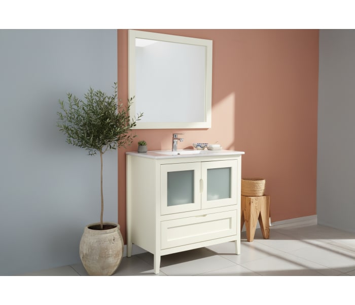 Conjunto mueble de baño rústico Bruntec Timor Principal 1