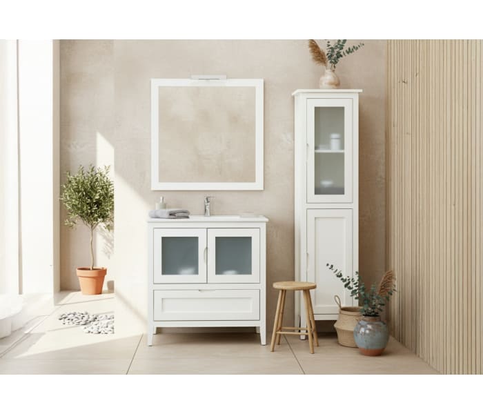 Conjunto mueble de baño rústico Bruntec Timor Principal 0
