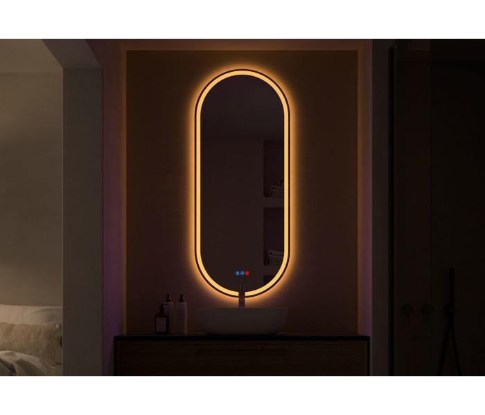 Espejo de baño con luz LED Bruntec Aris Principal 2