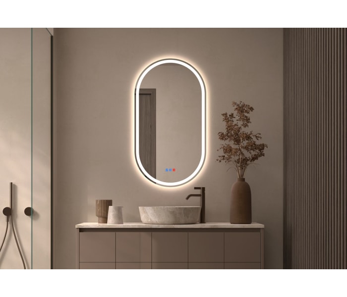 Espejo de baño con luz LED Bruntec Aris Principal 0