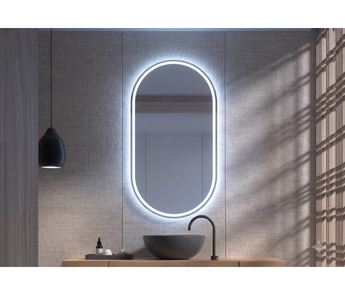 Espejo de baño con luz LED Bruntec Aris Principal 0