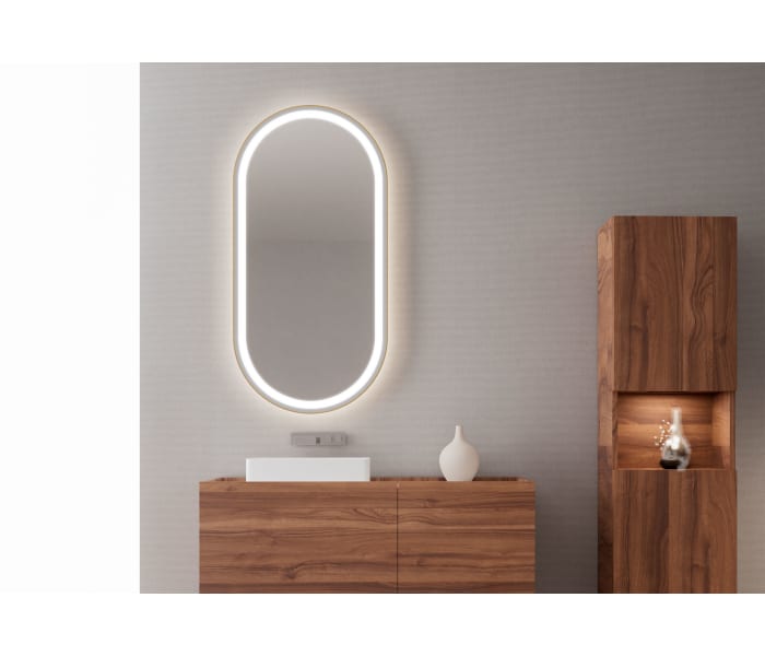 Espejo de baño con luz LED de Bruntec Aris Principal 0