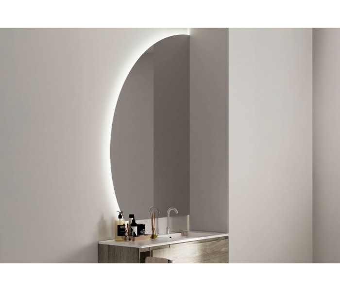 Espejo de baño con luz LED de Bruntec Ciro Ambiente 1