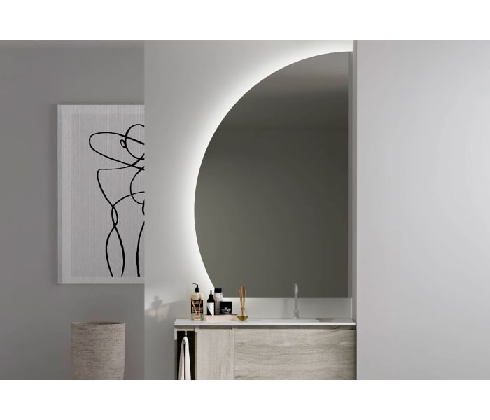 Espejo de baño con luz LED de Bruntec Ciro Principal 0