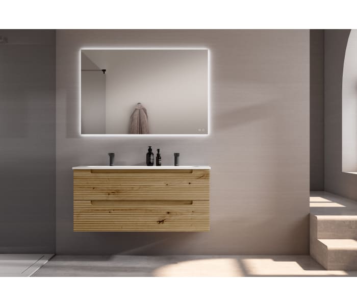 Conjunto mueble de baño de Viso Kyoto japandi Principal 1