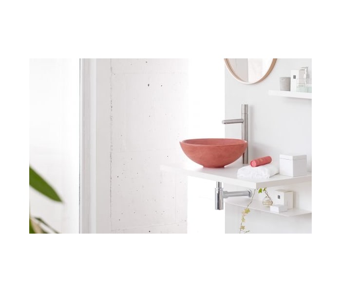 Lavabo sobre encimera Bathco Microcement Ambiente 3