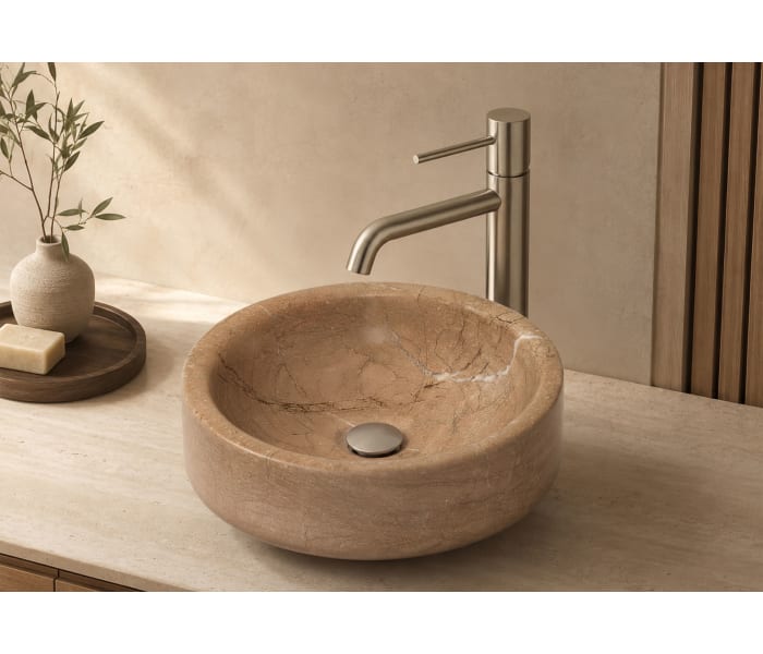 Lavabo de mármol natural Bruntec Navona Principal 0