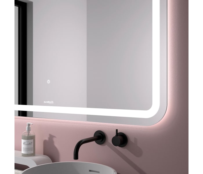 Espejo de baño con luz LED Eurobath Sicilia Detalle 3